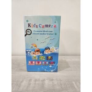 GKTZ Kids Camera Waterproof - 180 Rotatable 20MP Kids Underwater Sports Camera C